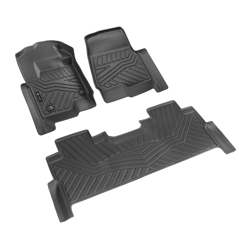 Floor Mats Liner for Ford F250 F350 F450 F550 Super Duty Crew Cab 2017-2026