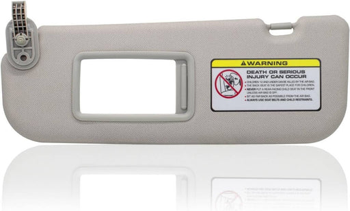 DURAFORCE Grey Sun Visor Makeup Mirror Left Driver Side for Hyundai Elantra MD 2011-2016