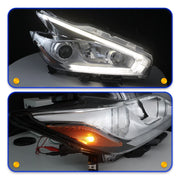 DURAFORCE Full LED Headlight Headlamp Right Passenger Side for 2015-2018 for Nissan Murano