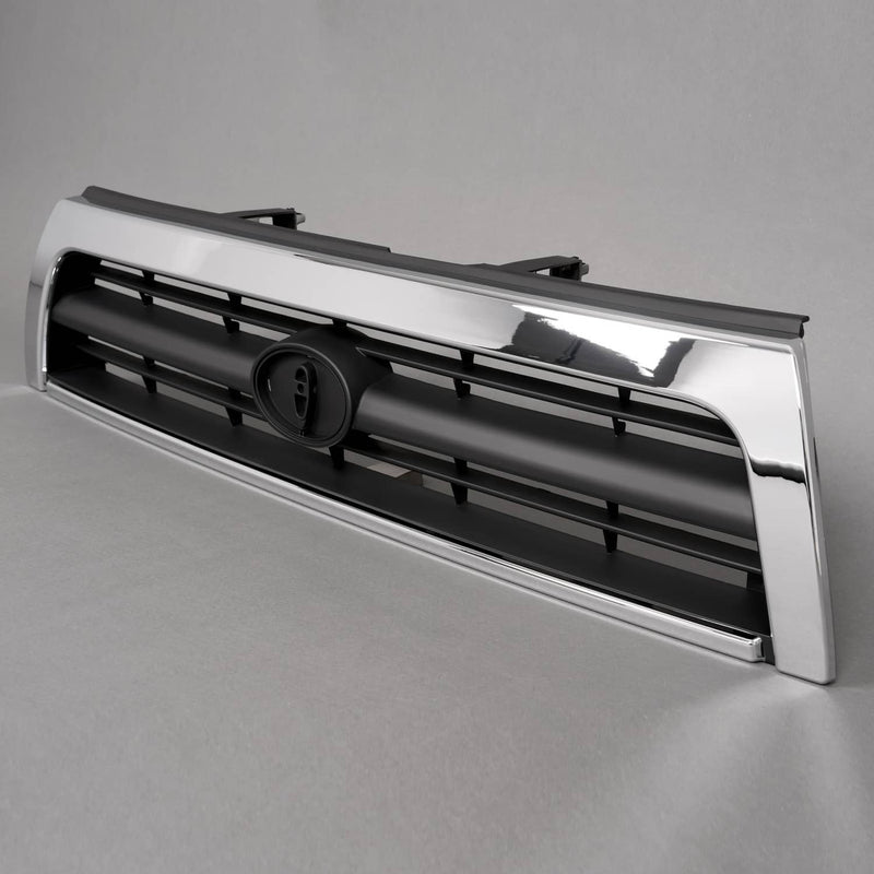 DURAFORCE Grille Assembly for Toyota 4Runner 1996-1998 Chrome Shell With Emblem Base
