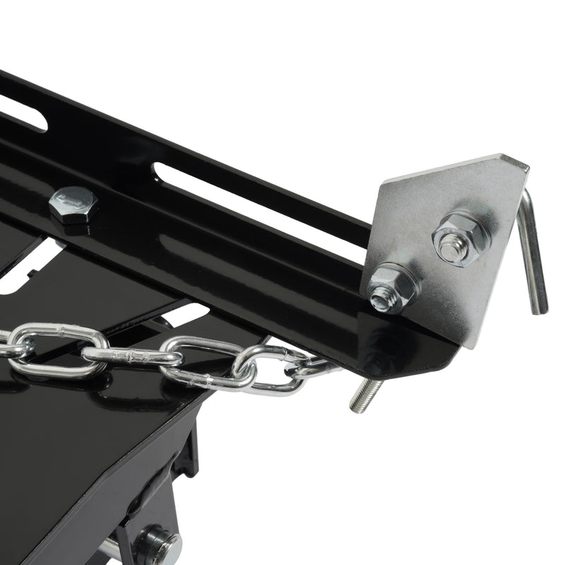 Transmission Floor Jack Adapter 1100lbs Capacity for Repair Tool Black Silvery