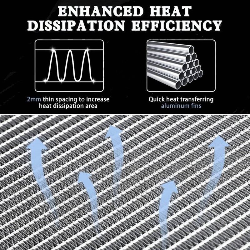CU2423 Radiator for 2007-2013 Chevrolet Avalanche 5.3L 6.0L Aluminum 34" Core