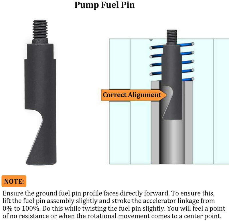 Fuel Pump Pin & 3200 RPM Governor Spring Kit for Dodge Cummins 1988-1993 5.9L VE