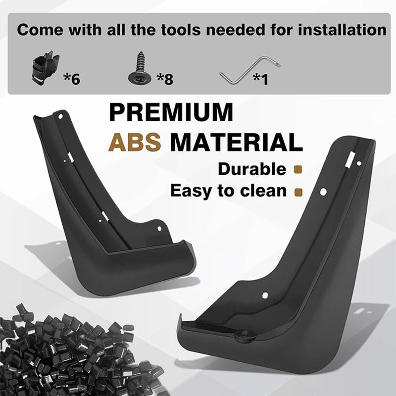 Car Splash Guards Mud Flaps Guards Accessories for Chevrolet Equinox 2025+ 4x