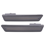 DURAFORCE White/Smoke Rear Bumper LED Side Marker Lights for Dodge Charger 2011-2014 Pair