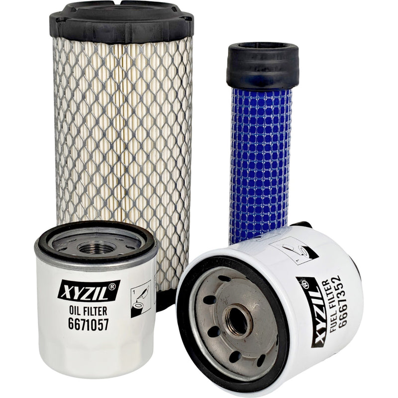 6671057 Air Fuel Engine Oil Filter Kit for Bobcat 6667352 6673752 6673753