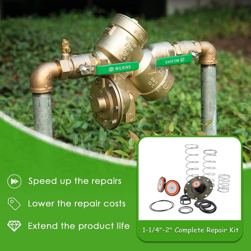 1-1/4"-2" Complete Repair Kit for Zurn Wilkins Backflow 975XL & 975XL2
