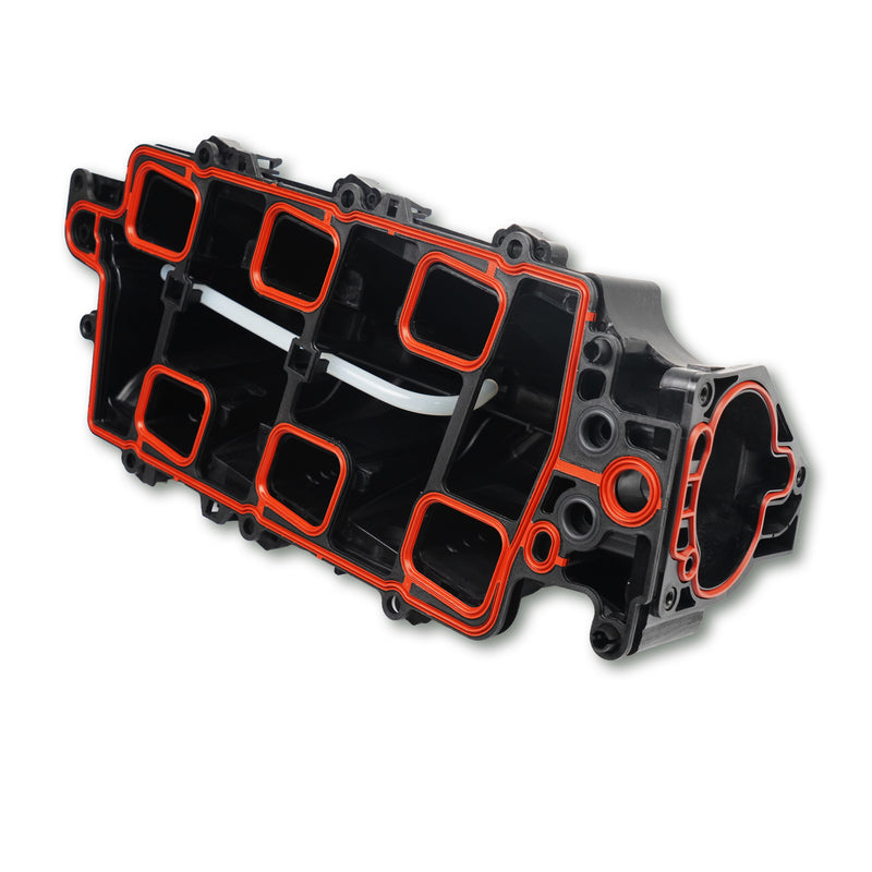 Black Upper Intake Manifold + Gasket for Chevy Buick Olds 3800 3.8L V6 95-05