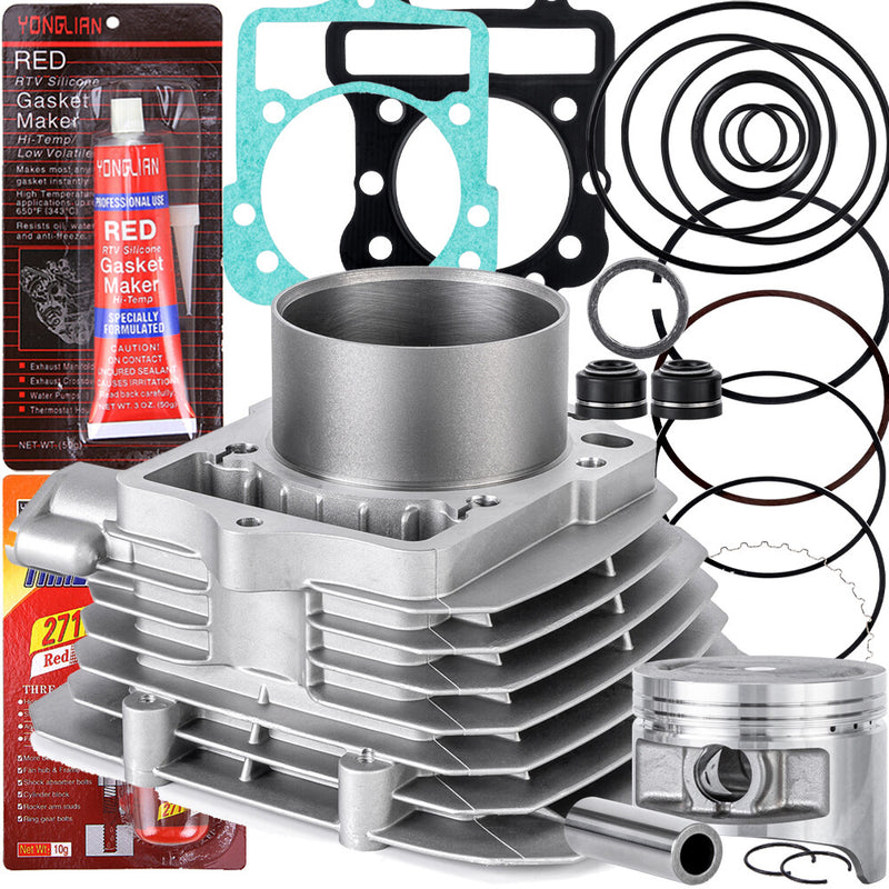 Cylinder Barrel Piston Gasket Kit for Kawasaki Prairie KVF300A KVF300B