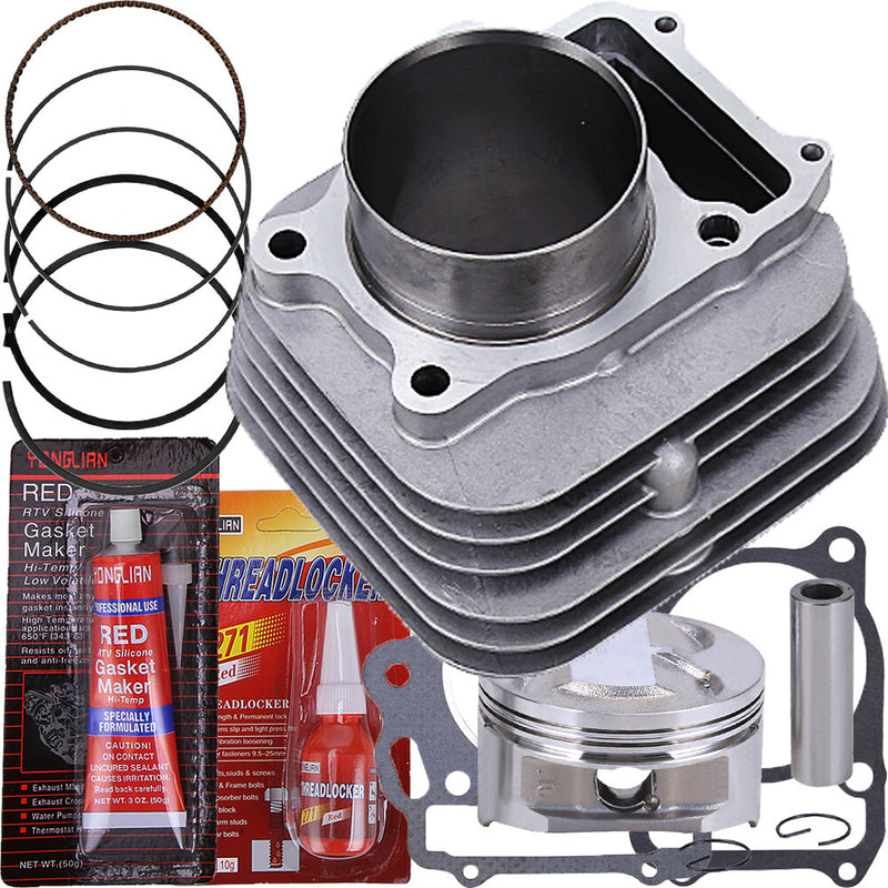 TRX300EX Top End Rebuild Kit Cylinder Piston Gaskets 80mm for Honda 1993-2008