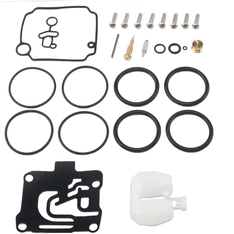 Carburetor Carb Rebuild Repair Kit for Yamaha F50 T50 4 Stroke 2001-2004 4 Set