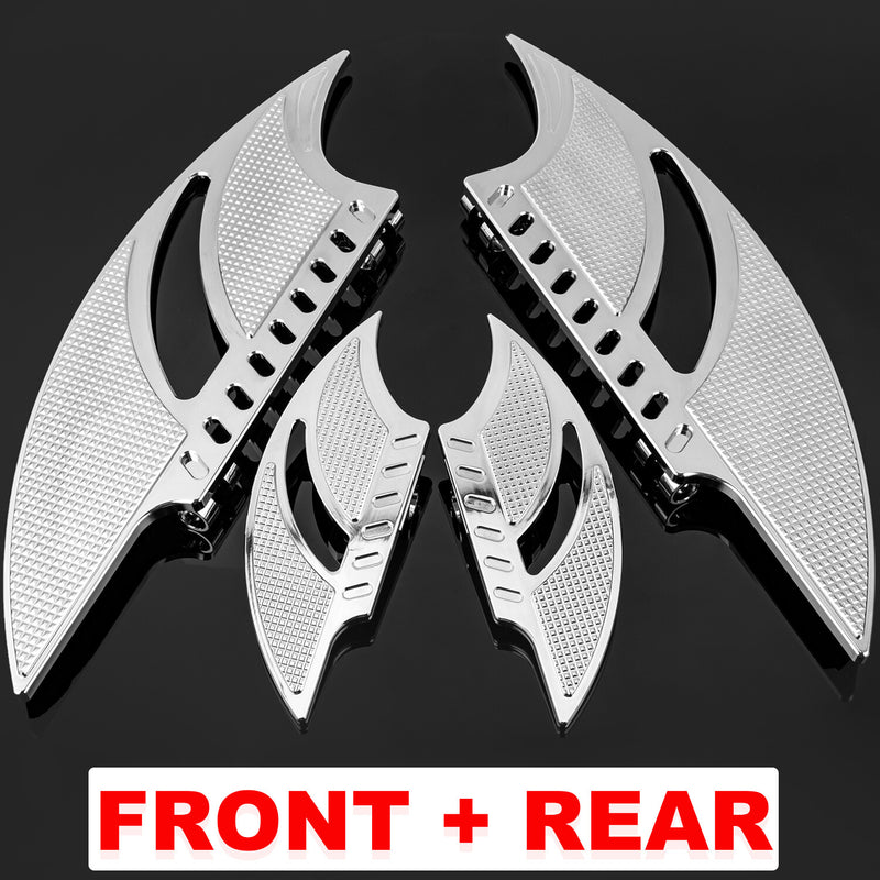Driver Passenger Floorboards CNC Foot Pegs for Harley Electra Glide