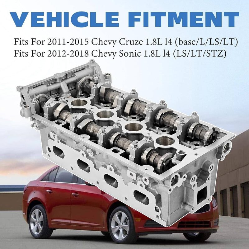 55565451 Cylinder Head Assembly for 2011-2018 Chevy Cruze Sonic 1.8L L4 DOHC