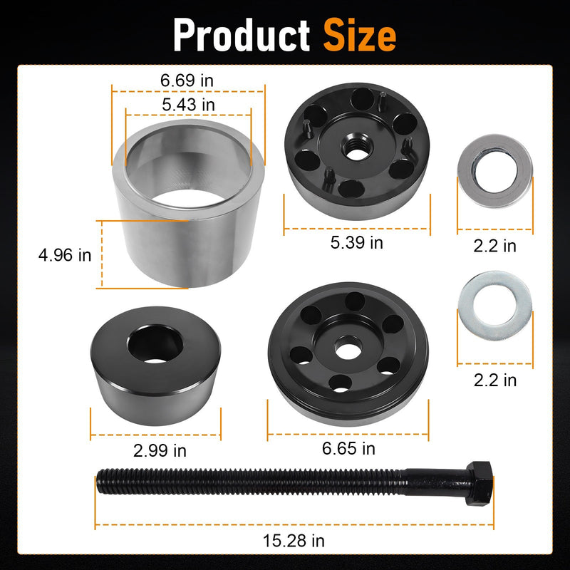 TRB5914-T Bushing Installation Tool for Hendrickson Vantraax Narrow Bushing