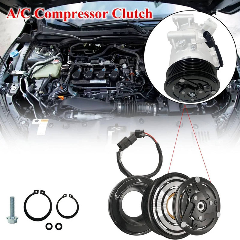 AC Compressor Clutch Kit 7-Groove for Honda Civic 2.0L 2016-2021
