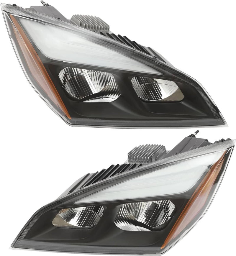 Full LED Headlights Headlamps Left Right for Freightliner Cascadia 2018-2022