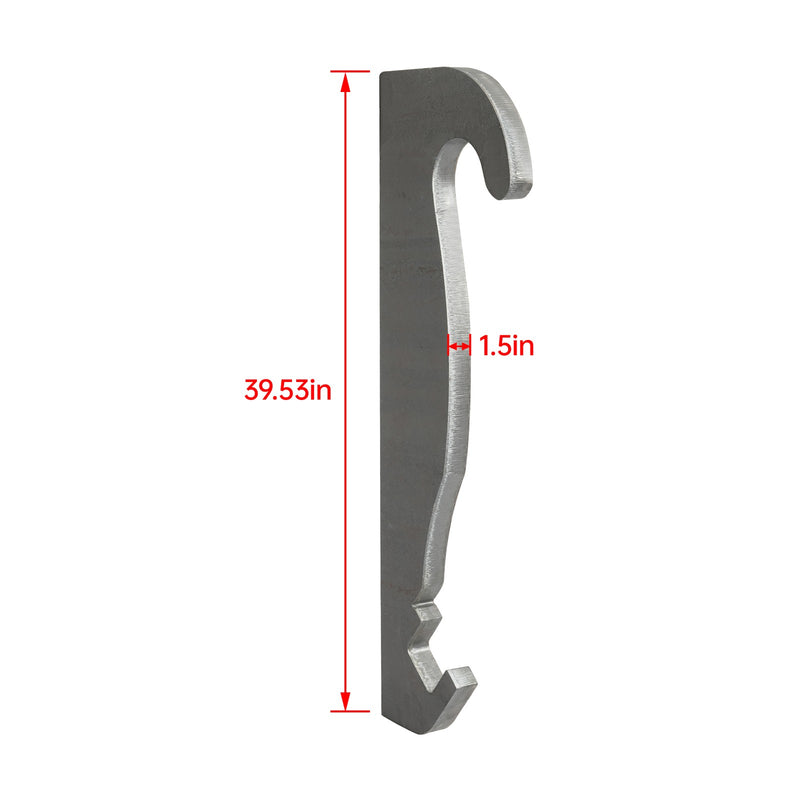 2pcs Steel Quick Attach Bracket 1-1/2" for Cat Fusion Coupler Loader Mounts