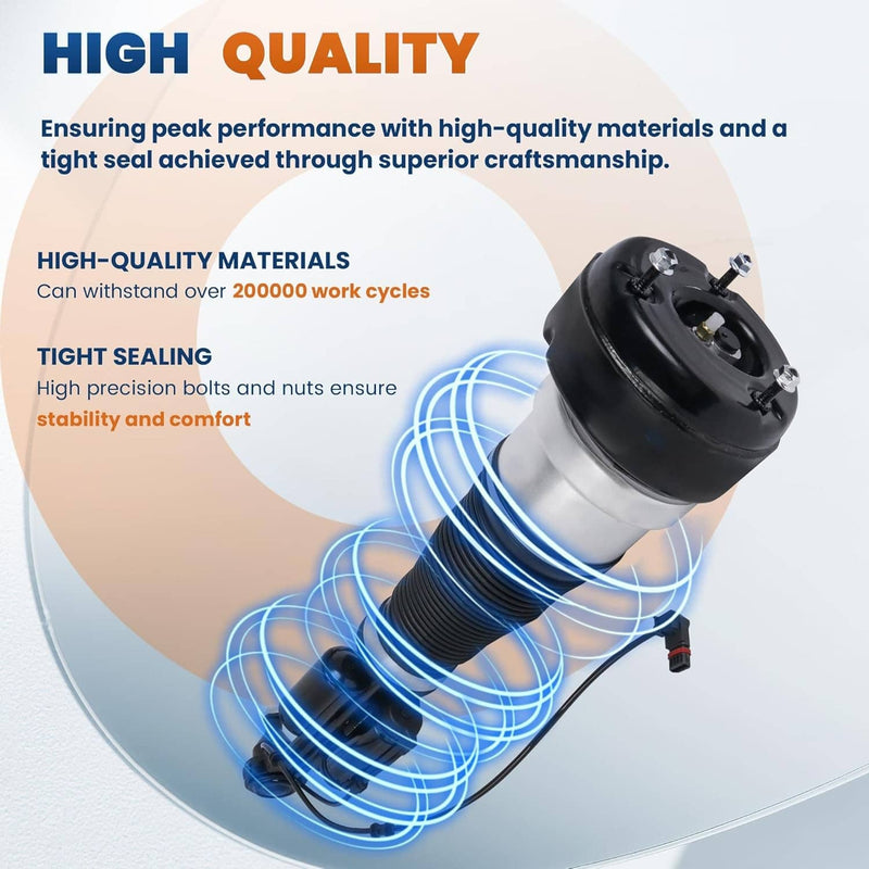 2Pcs Front Air Suspension Struts for Mercedes 4Matic W221 S500 S550 CL500 CL550