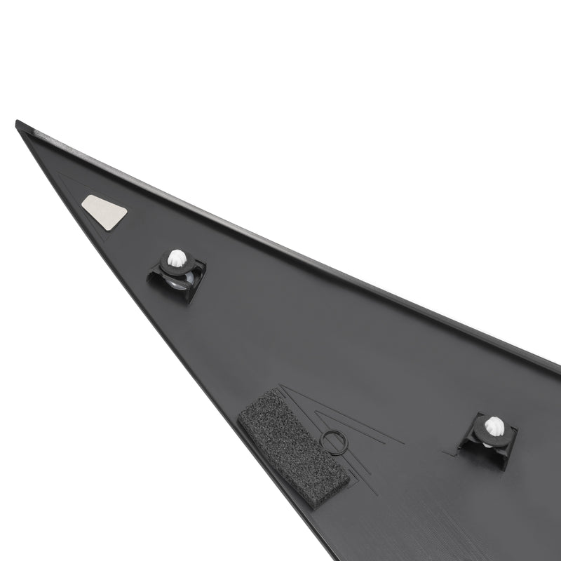 Gloss Black Rear Quarter Moldings Cover Left Side LH for Toyota Prius 2016-2022