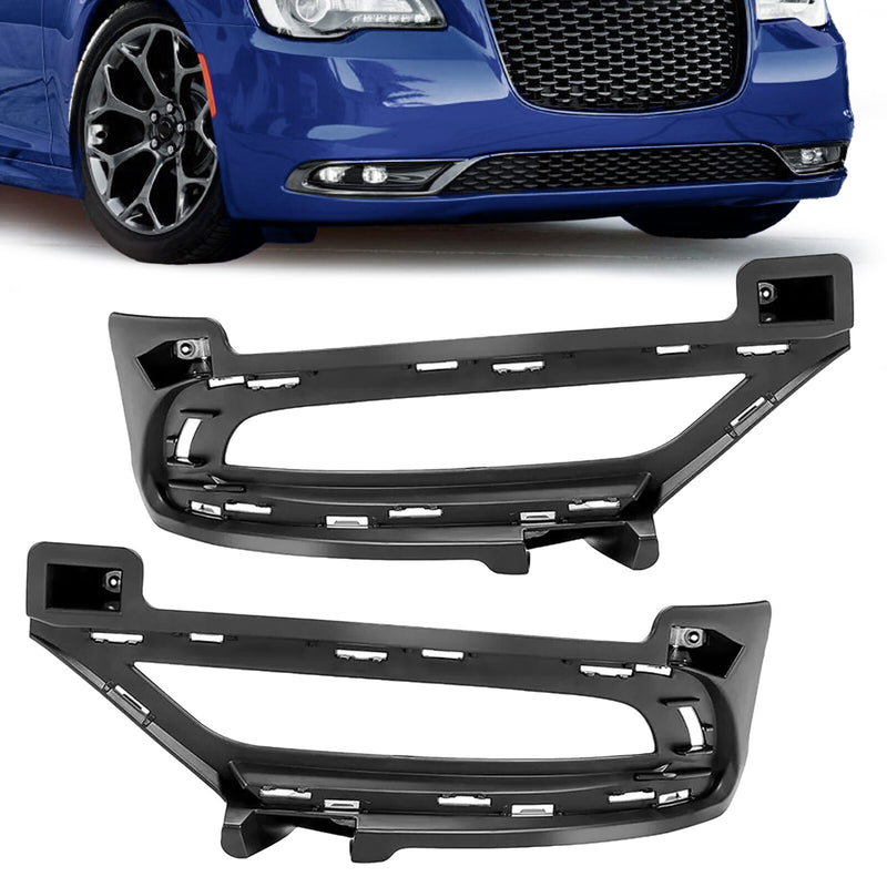 Fog Light Trims Driving Lamp Bezel Driver & Passenger for Chrysler 300 2015-2024