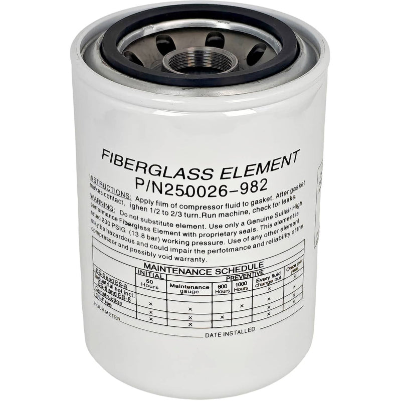DURAFORCE 250025-524 88290014-484 Oil Filter for Sullair Air Compressor 250026-982