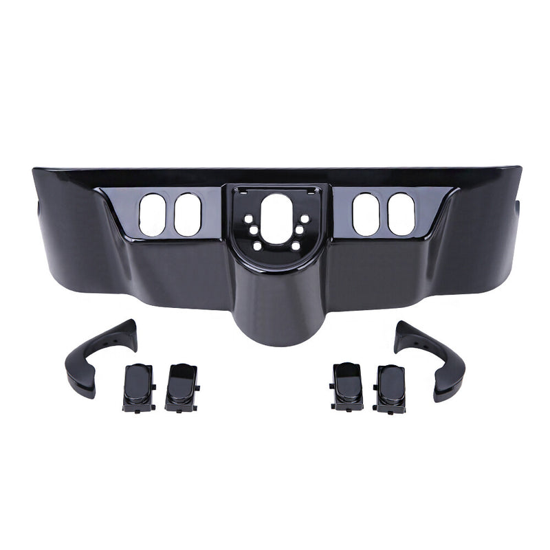 Gloss Black Inner Fairing Switch Cap Kit for Harley Street Electra Glide 96-13