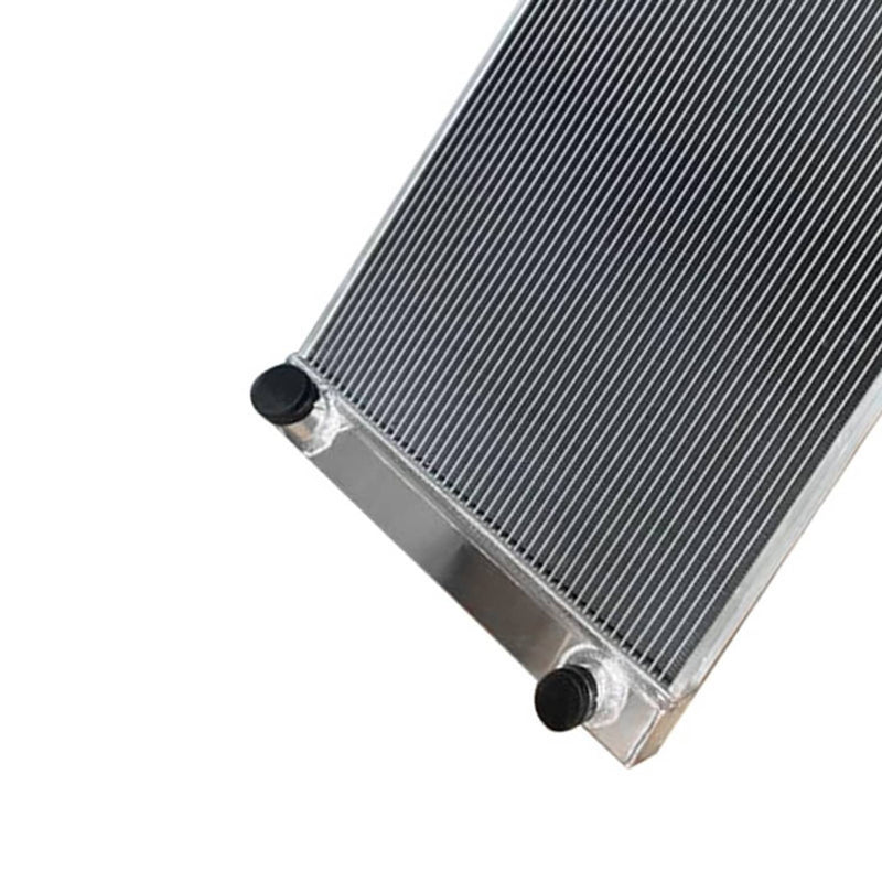 28x19x3 Universal All Aluminum Racing Radiator 2 Row Double Pass for Chevy GM