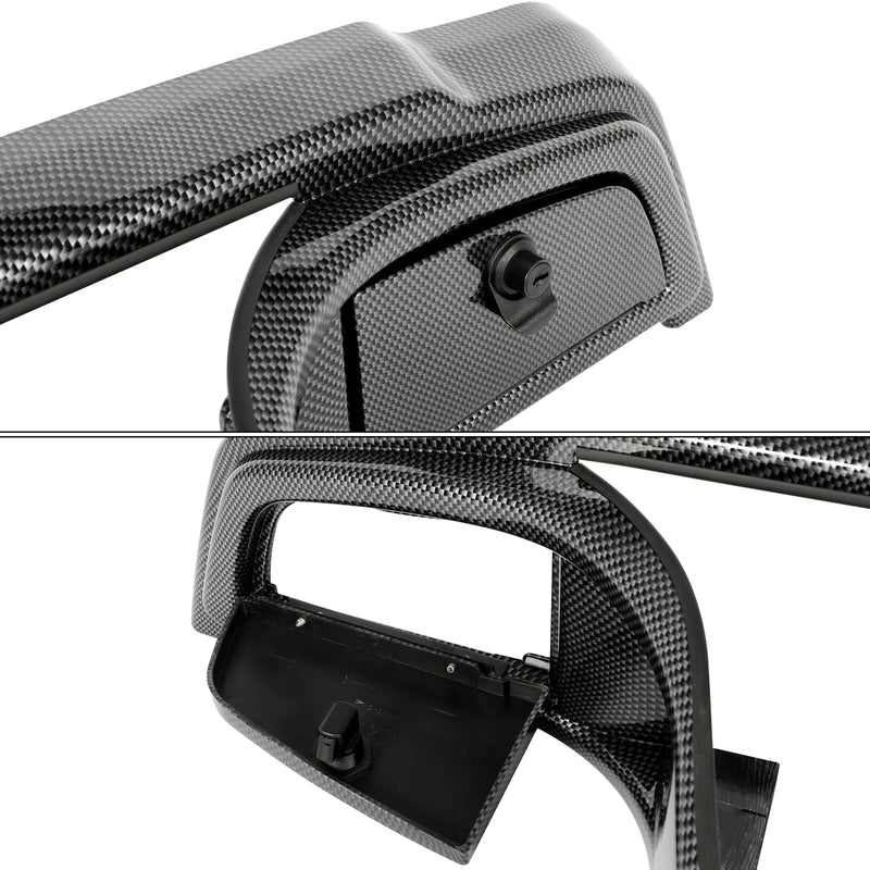 Carbon Fiber Style Dash Dashboard Cover W/Locking for Yamaha Drive G29 2007-2016