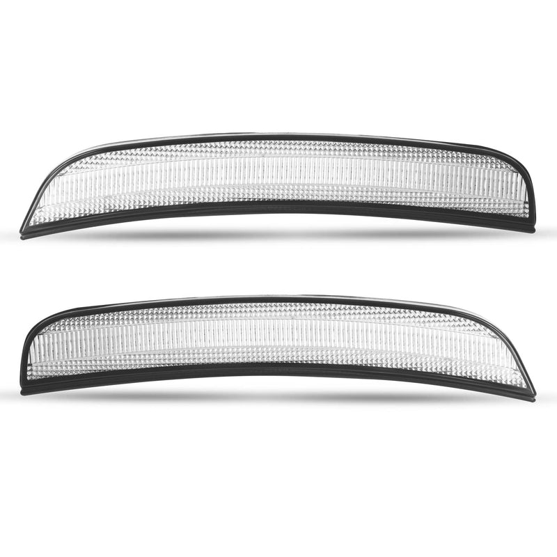 DURAFORCE Clear LED Rear Red Side Marker Lights Lamps for Chrysler 300 300C 300S 2015-2023