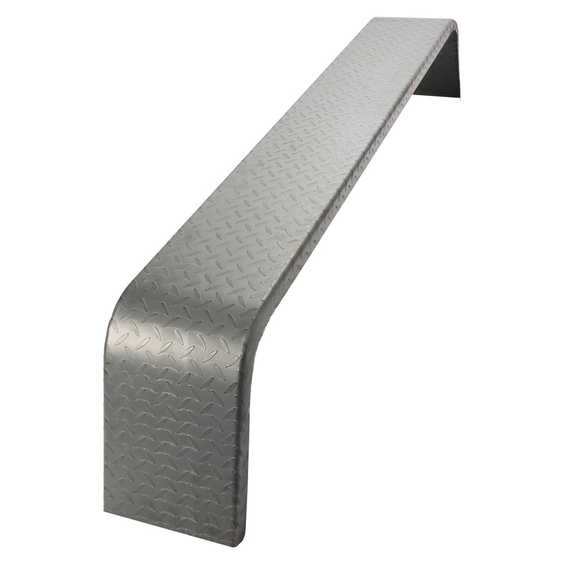 10-1/4"x72-7/8"x13" Steel Diamond Tread Plate Tandem Axle Trailer Fenders 2pcs