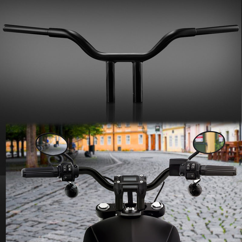 MX T Bars 10" Rise Handlebar for Harley Softail Dyna Sportster Touring Road King
