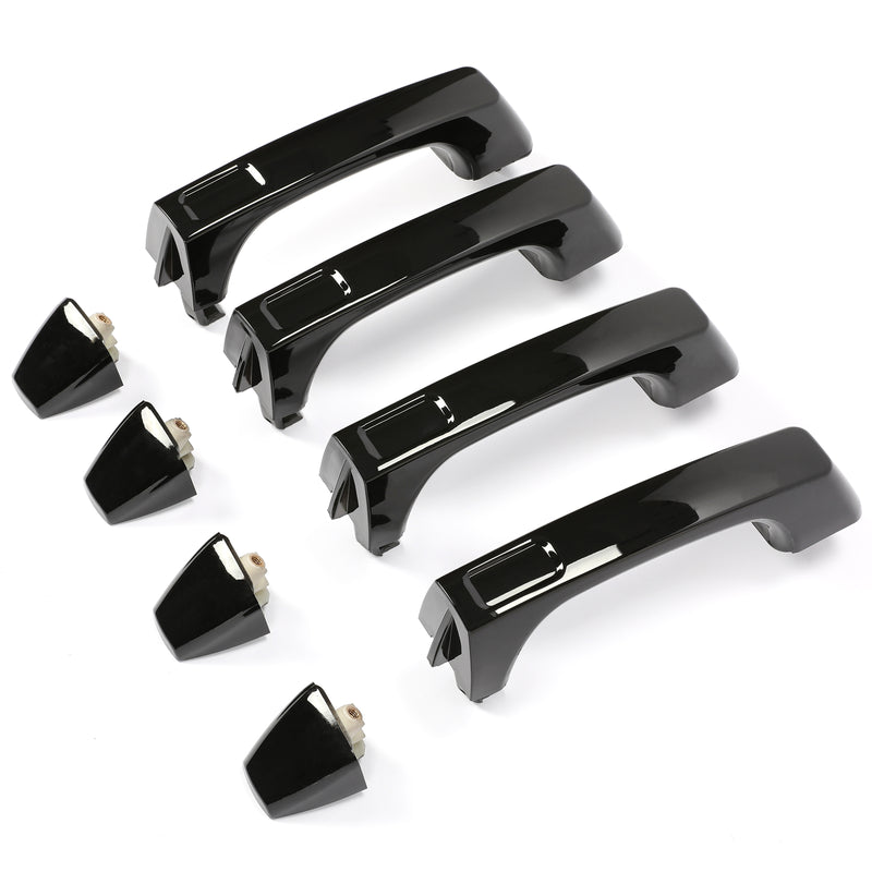 25832250 Gloss Black Exterior Door Handles for Hummer H3 2006-2010 4 Pieces