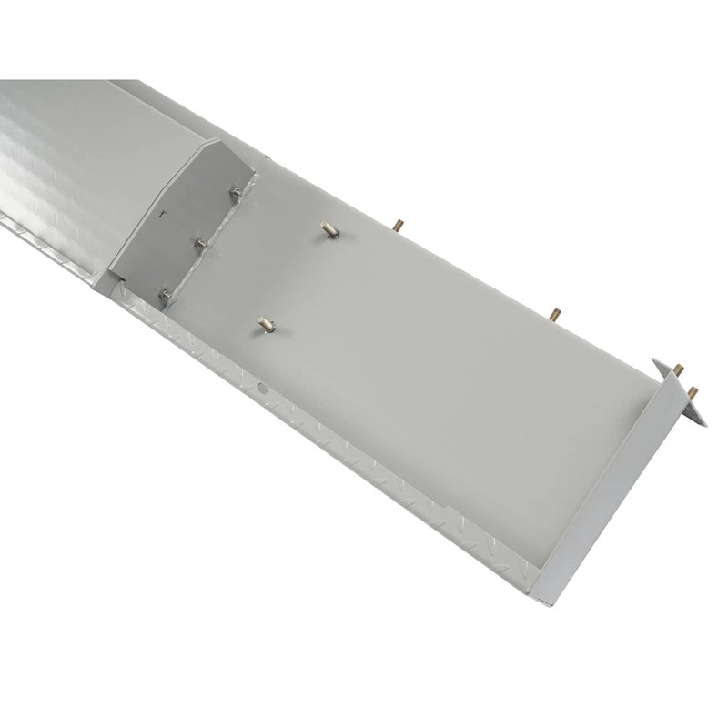 DURAFORCE Rear Step Bumper 83" Gray Universal Screw-On for Enclosed Utility Body