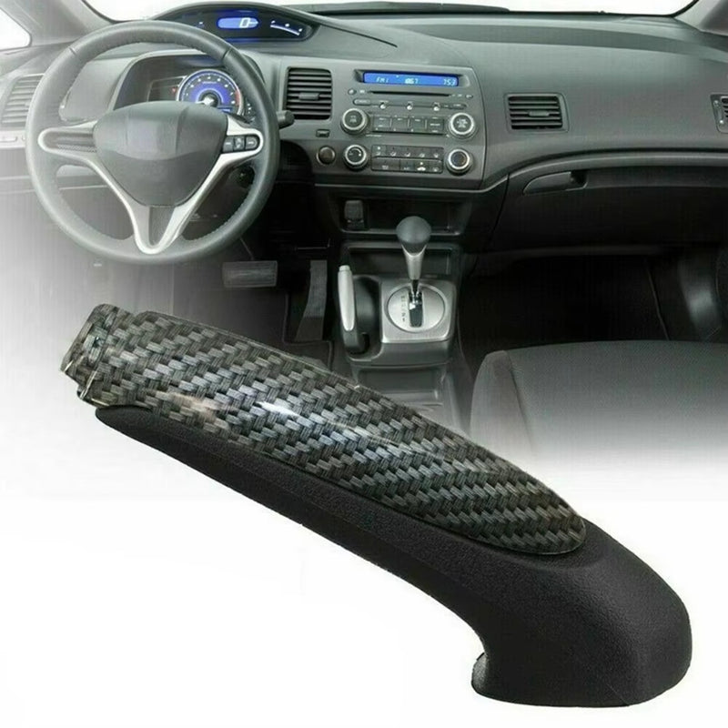 Parking Brake Grip Knob Lever Cover Handle Set for Honda Civic 2006-2011 Black