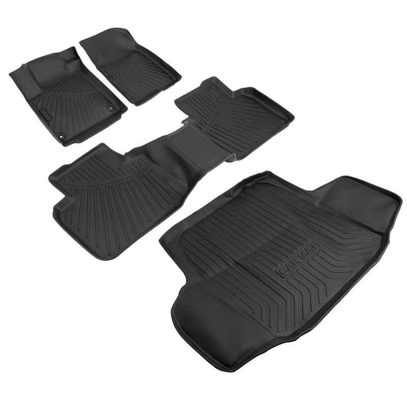 Floor Mats Cargo Liner for Honda Accord Sedan 2018-2022 Waterproof TPE