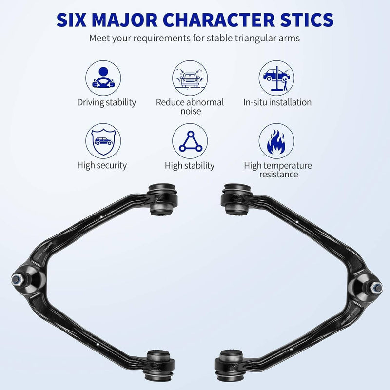 13Pcs Front Upper Control Arms Tie Rods Idler Arm Kit for Chevy Silverado