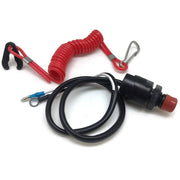 DURAFORCE 6E9-82575-09 Kill Stop Switch for Yamaha 15HP 25HP 30HP 40HP Motors