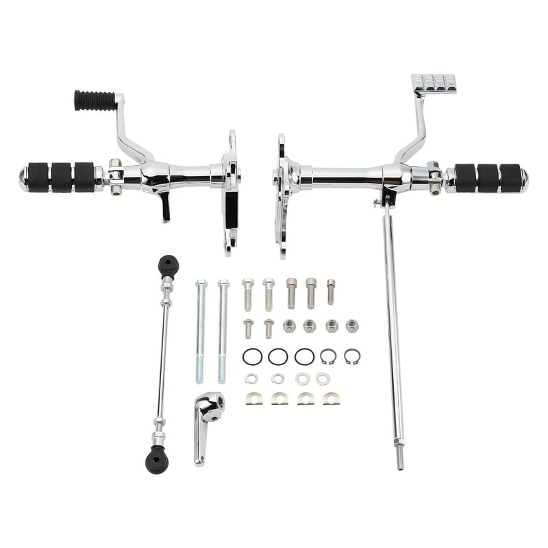 Complete Forward Control Pegs Levers Linkage for Sportster 883 1200 1991-2003