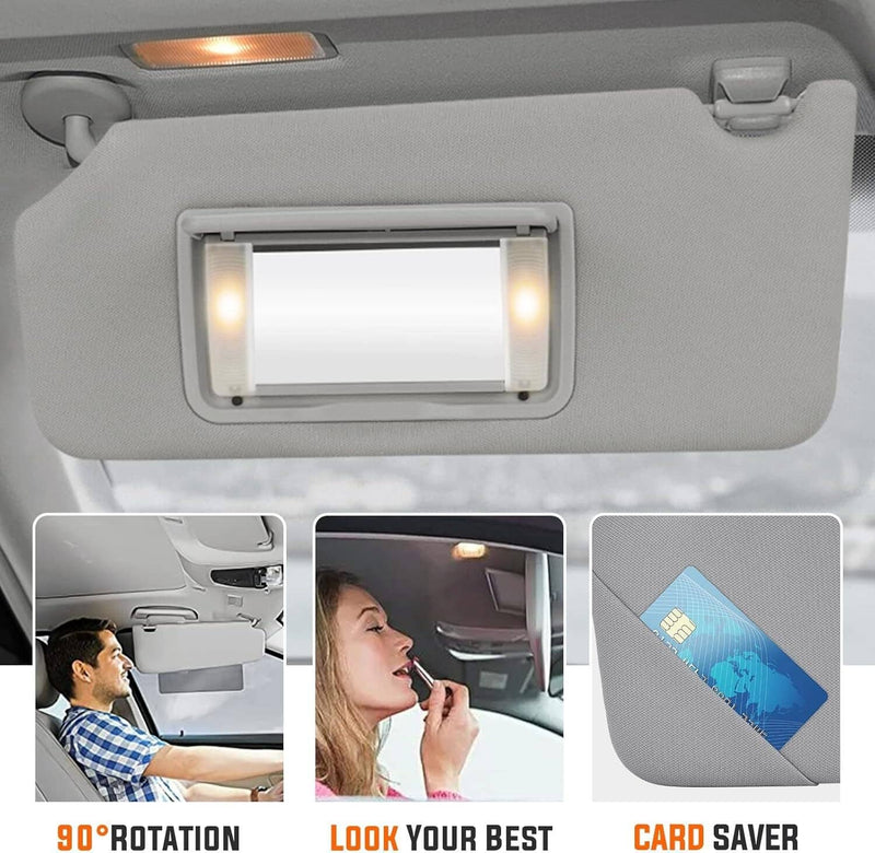Mirror Glass Set Heated Blind Spot Detection for Toyota Corolla 19-22 2Pcs