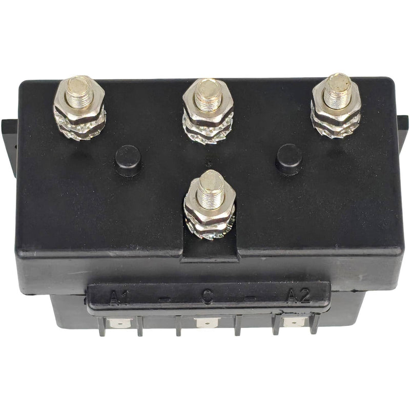 DURAFORCE Quadrupole 500A 12V 2-Wire Windlass Reverse Solenoid for Boat Electric Winch