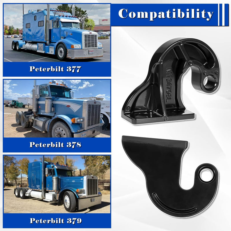 M134708L M134708R Lower Hood Pivots Pair for Peterbilt 379 378 377