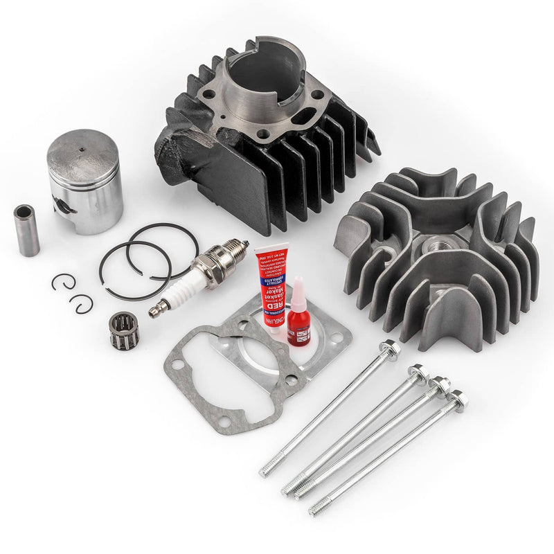 LTA50 Cylinder Head Piston Top End Rebuild Kit for Suzuki QuadRunner 2002-2005
