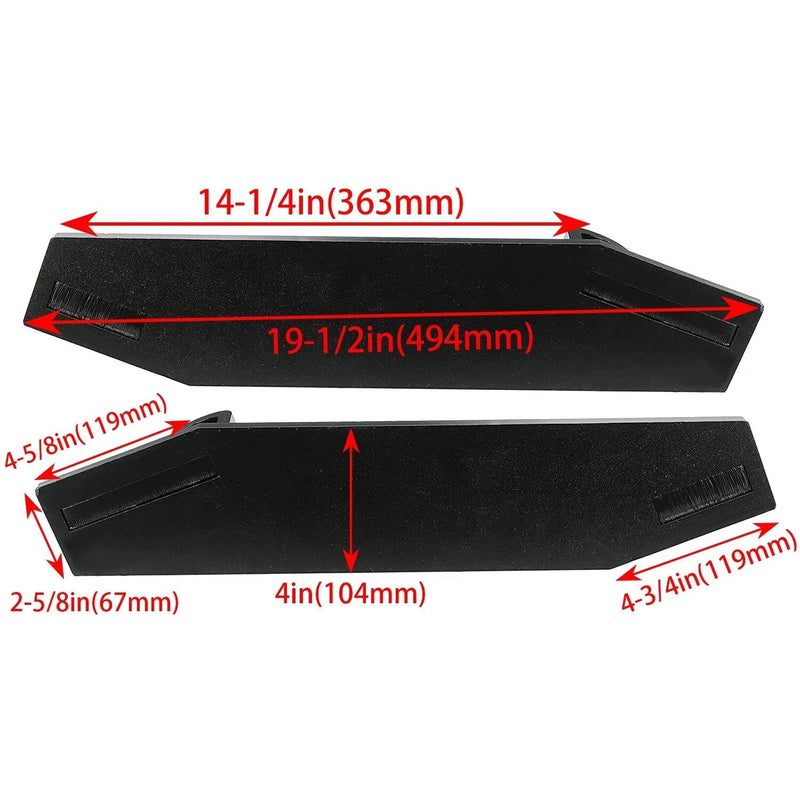 DURAFORCE Mounting Weld On Bracket for Hay Spear Bale Sqeeze Trencher Teeth Attachment 2pc