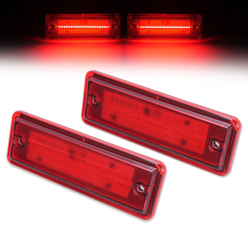 LED Rear Side Marker Parking Lights for El Camino Caballero Malibu 1978-1987