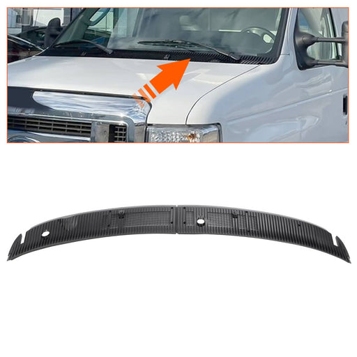 DURAFORCE Wiper Cowl Panel Grille Screen ABS for Ford E VAN E-150 E-250 E-350 Super Duty