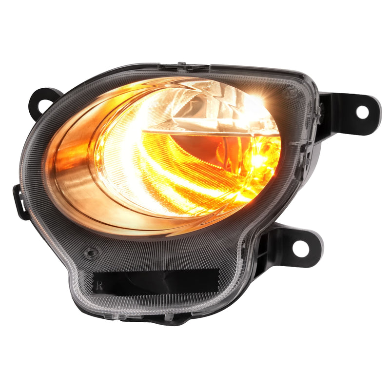 Black Front Left Driver Side Turn Signal Light Parking Lamp for Fiat 500 2012-17