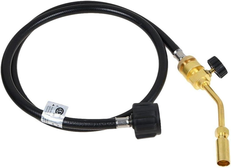 Mapp Propane Gas Tank Turbo Hose Adapter Torch Kit Brazing Soldering Welding