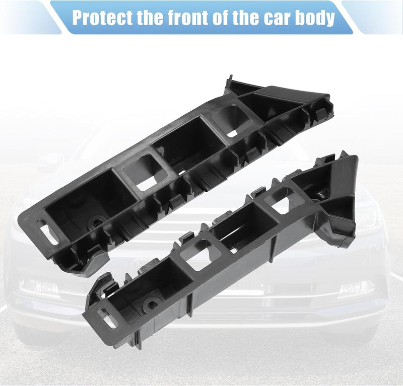 2X Front Left and Right Bumper Support Bracket for 2012-2015 Volkswagen Passat