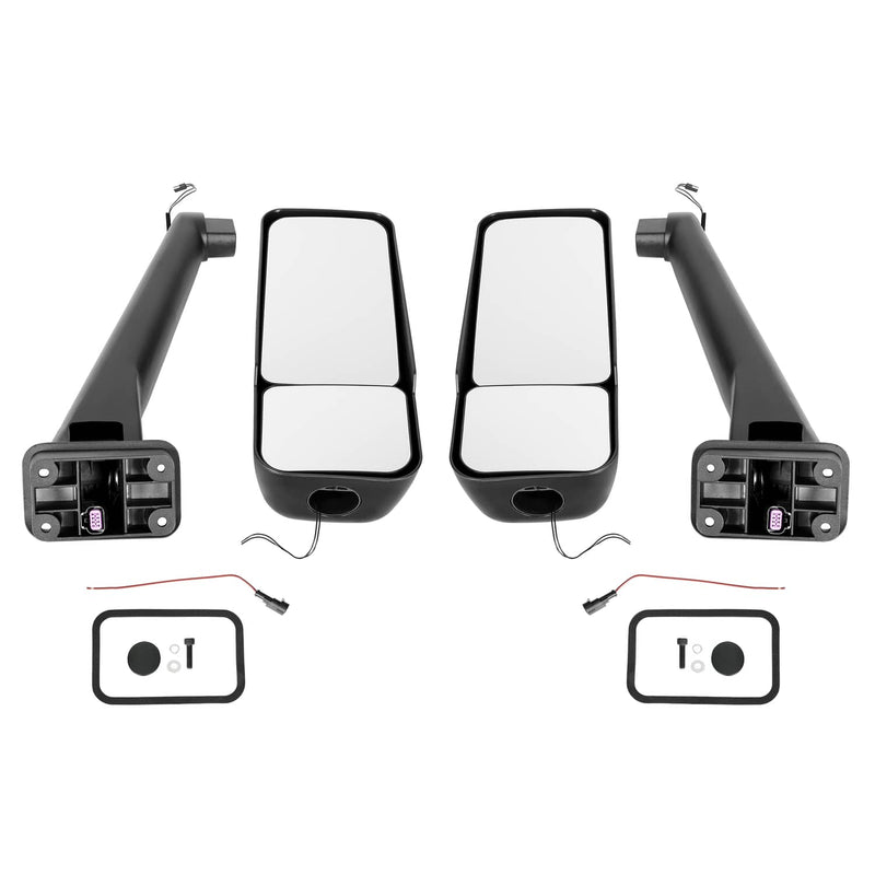 DURAFORCE Manual Door Mirror Set for Chevy/GMC Kodiak Topkick Truck 2003-2009 Heated