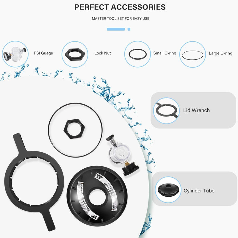 154856 Buttress Thread Closure Tank Lid Kit for Pentair Triton TR100 TR140